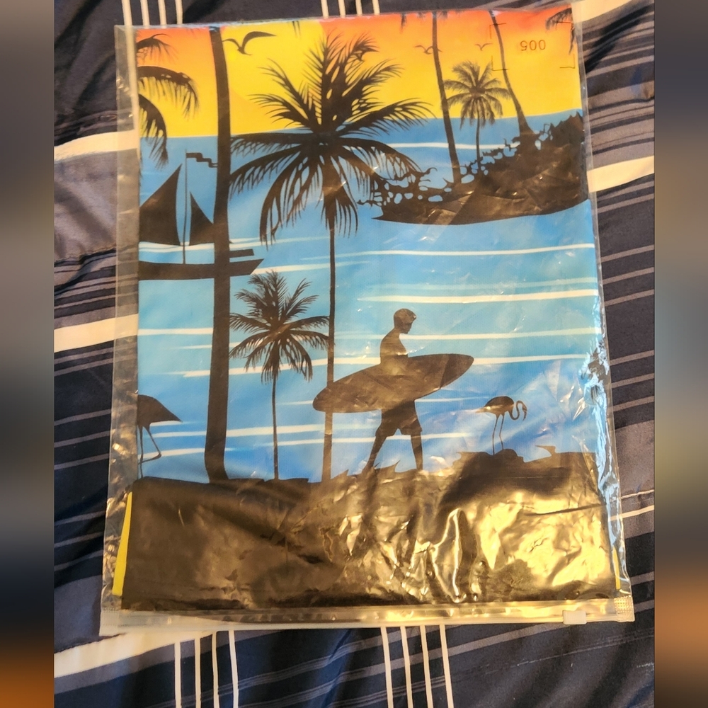 NWT Tropical Sunset Tank Top, Sz L